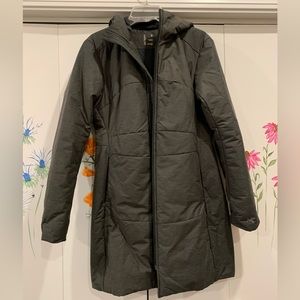 Arcteryx Sylva grey insulated long parka